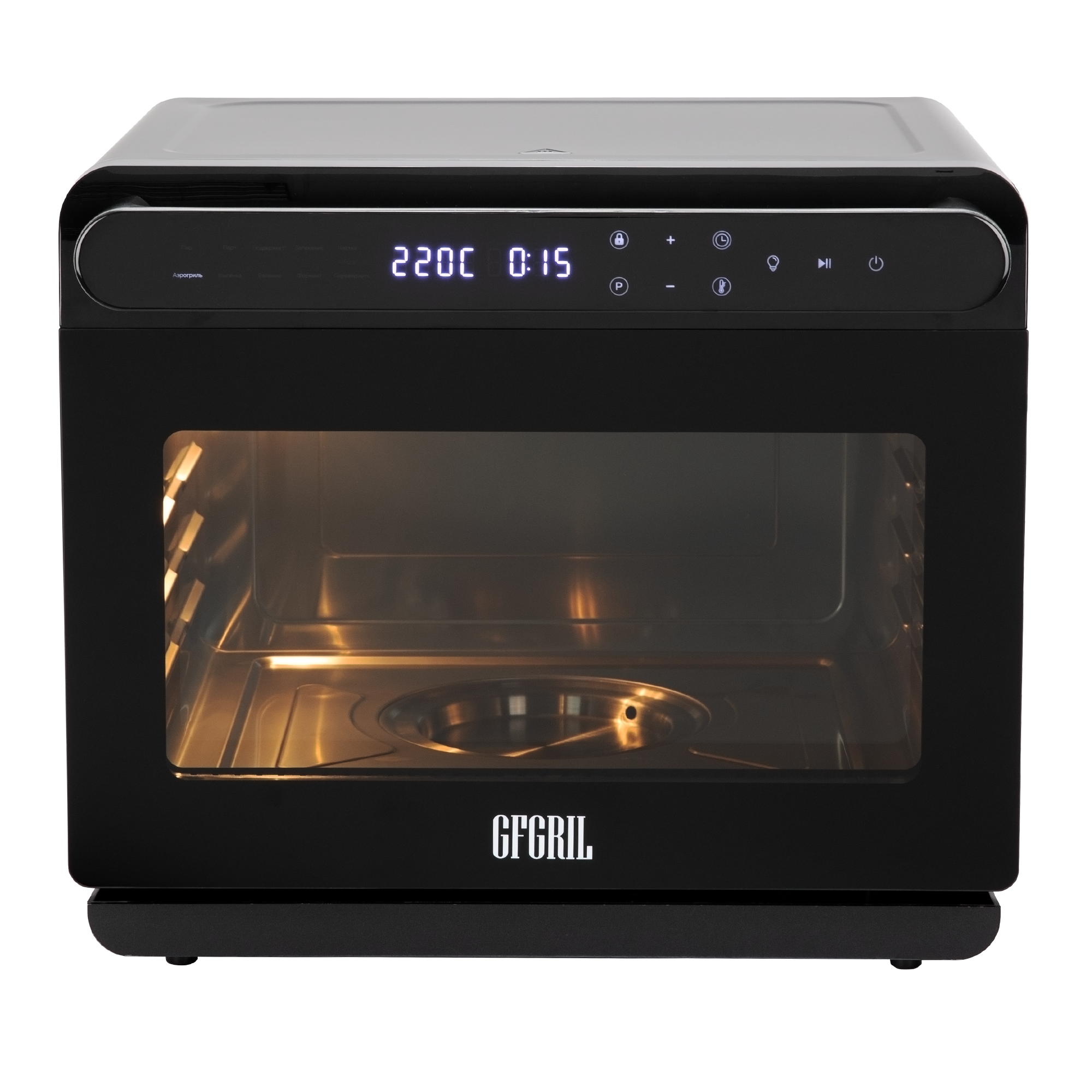 Мини-печь аэрогриль GFGRIL GFOO-12-black - изображение 1