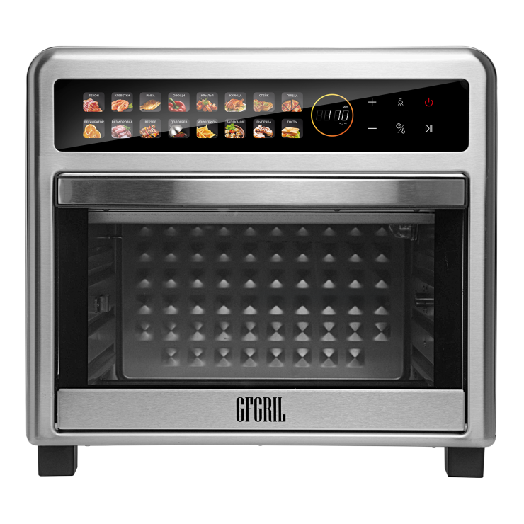 Мини-печь аэрогриль GFGRIL GFAO-800-silver - изображение 1